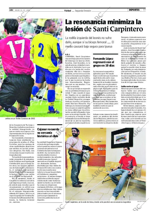 ABC CORDOBA 16-10-2008 página 77