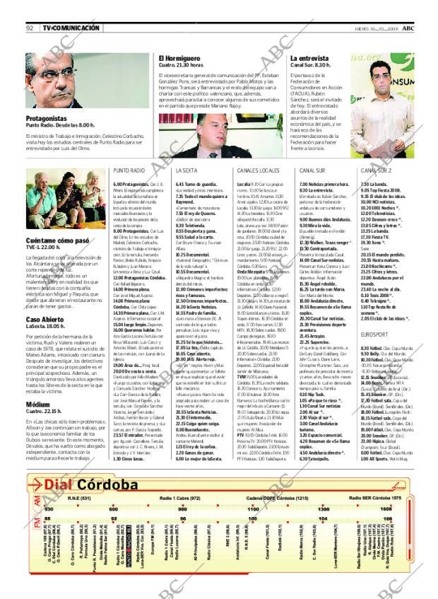 ABC CORDOBA 16-10-2008 página 92