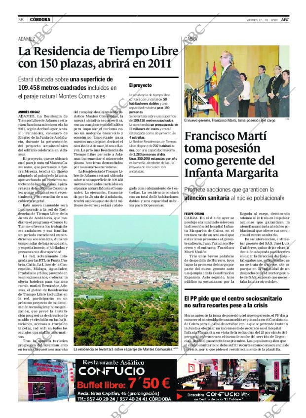 ABC CORDOBA 17-10-2008 página 38