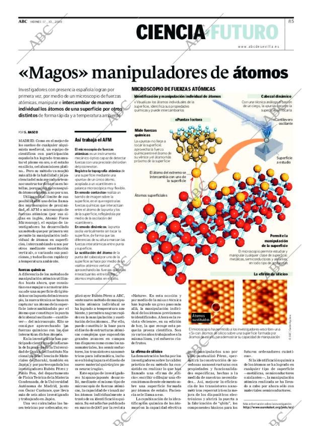 ABC SEVILLA 17-10-2008 página 85