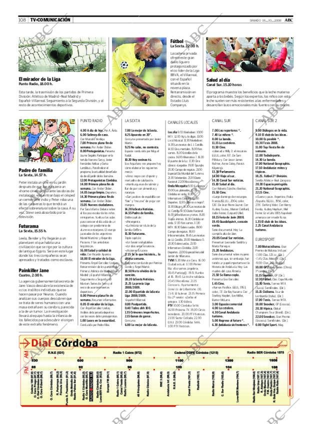 ABC CORDOBA 18-10-2008 página 108