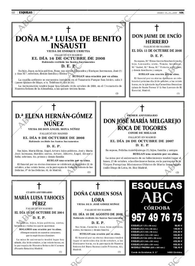 ABC CORDOBA 18-10-2008 página 68