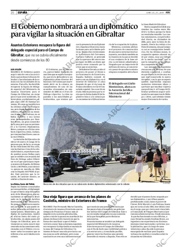 ABC MADRID 20-10-2008 página 20
