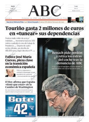 ABC MADRID 28-10-2008 página 1