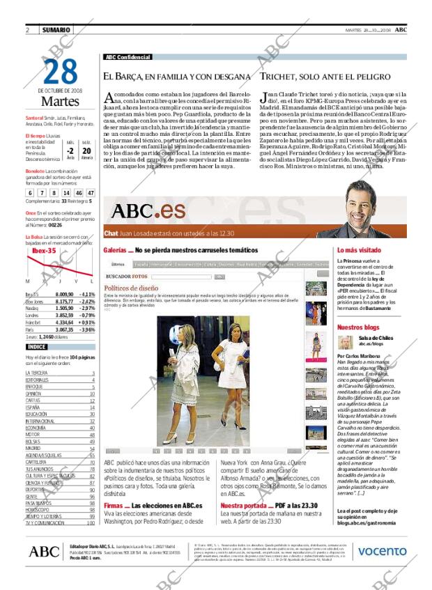 ABC MADRID 28-10-2008 página 2