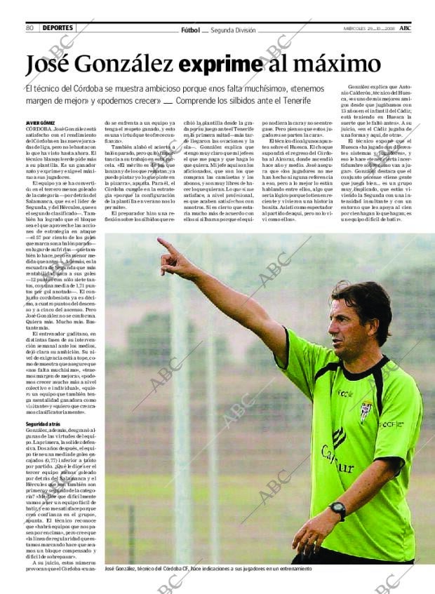 ABC CORDOBA 29-10-2008 página 80