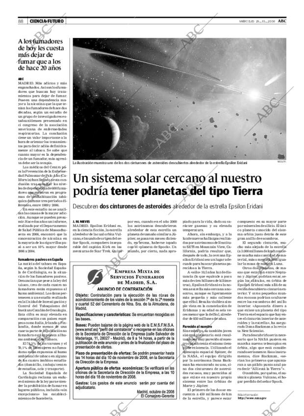 ABC MADRID 29-10-2008 página 88