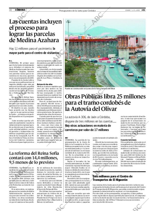 ABC CORDOBA 01-11-2008 página 40