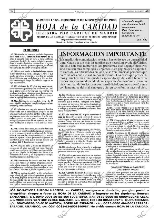 ABC MADRID 02-11-2008 página 116