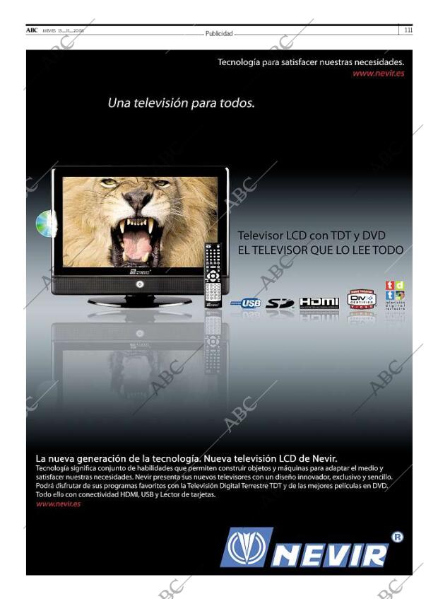 ABC MADRID 13-11-2008 página 111