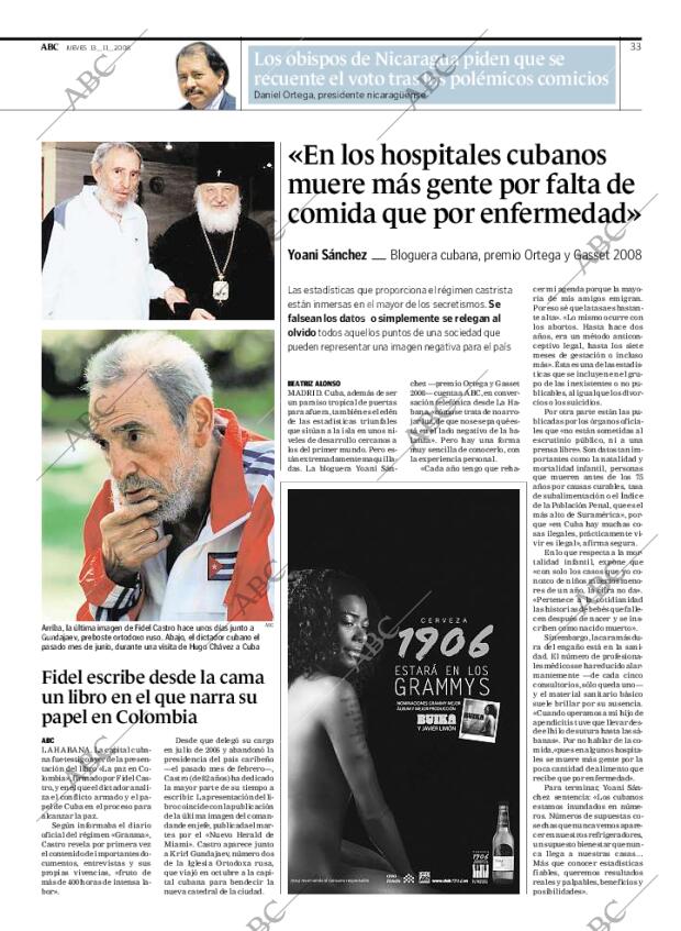 ABC MADRID 13-11-2008 página 33