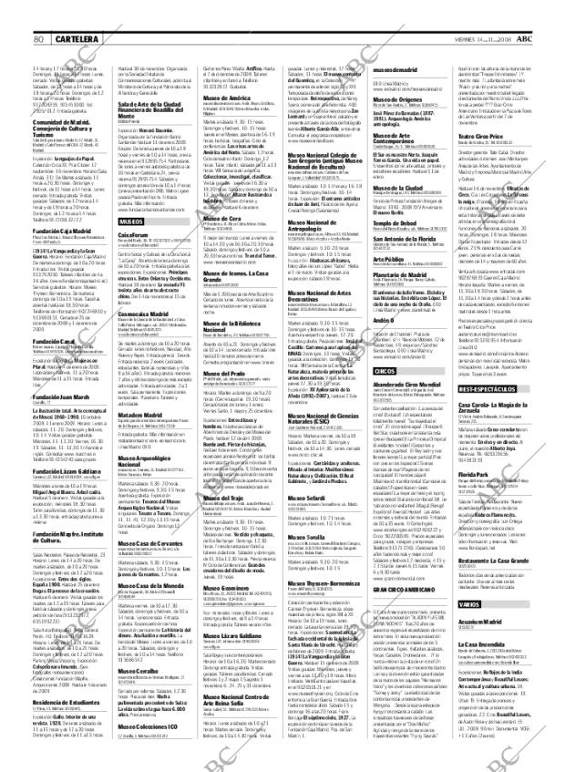 ABC MADRID 14-11-2008 página 80