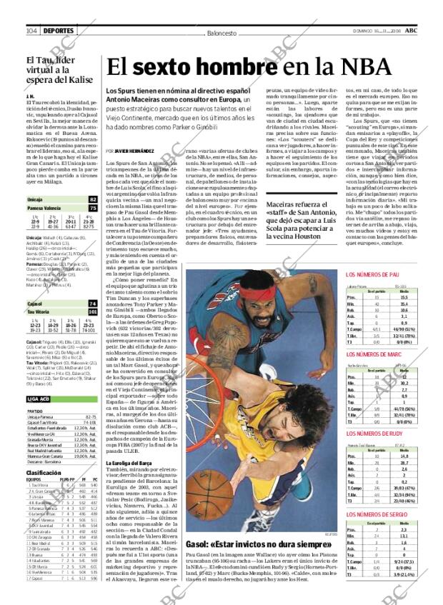 ABC MADRID 16-11-2008 página 106