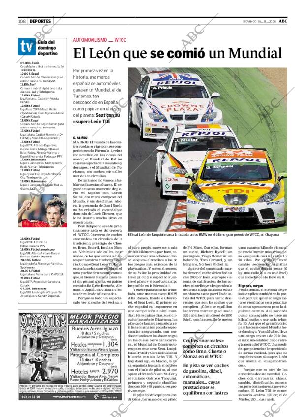 ABC MADRID 16-11-2008 página 110