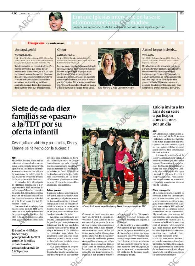 ABC MADRID 16-11-2008 página 115