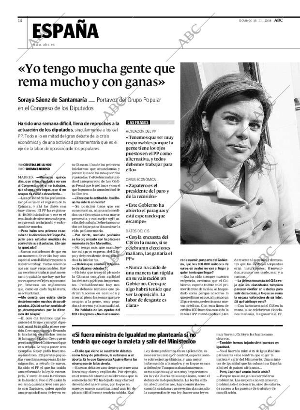 ABC MADRID 16-11-2008 página 16