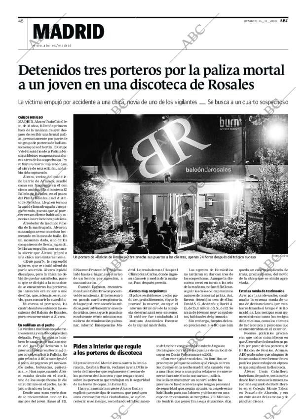 ABC MADRID 16-11-2008 página 50