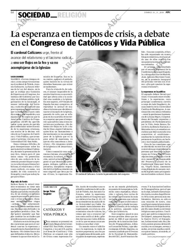 ABC MADRID 16-11-2008 página 66