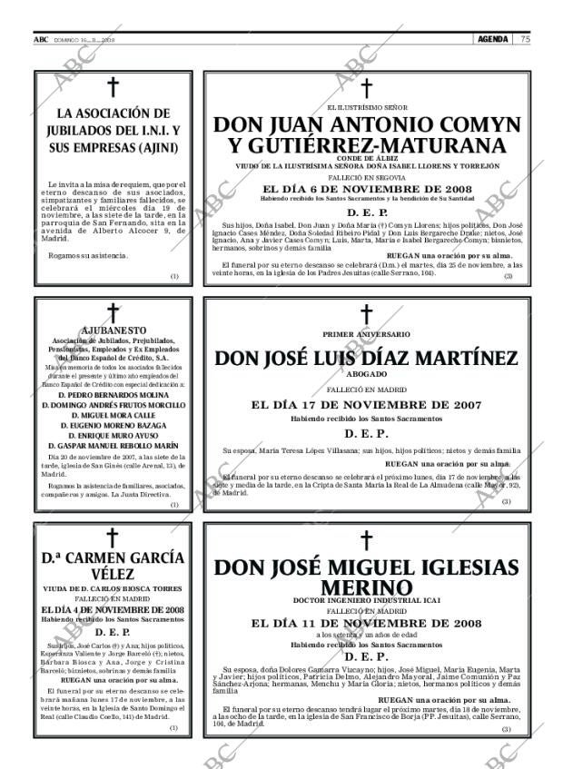 ABC MADRID 16-11-2008 página 77