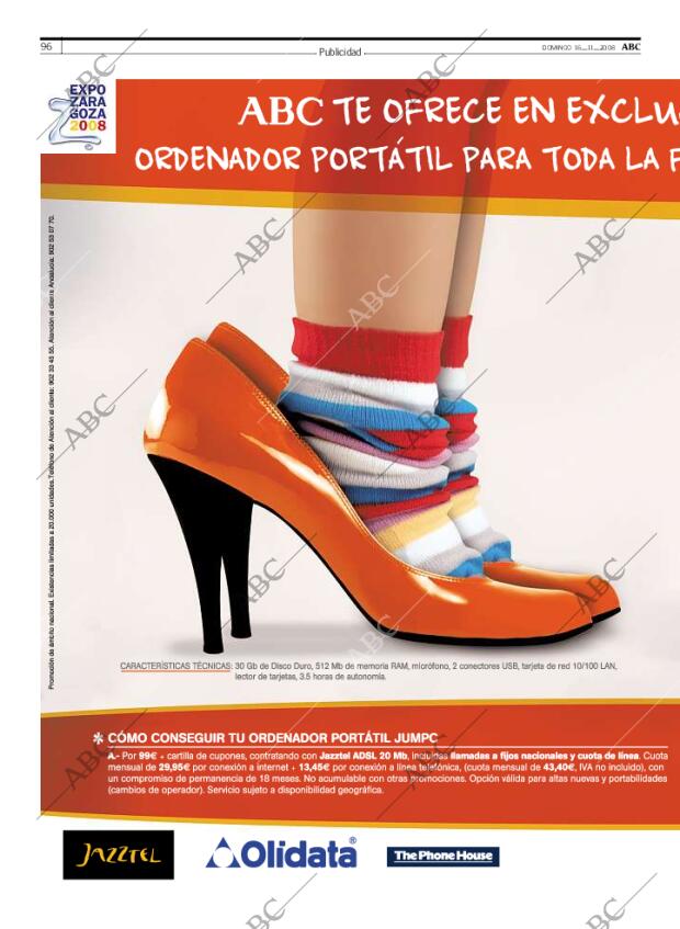 ABC MADRID 16-11-2008 página 98