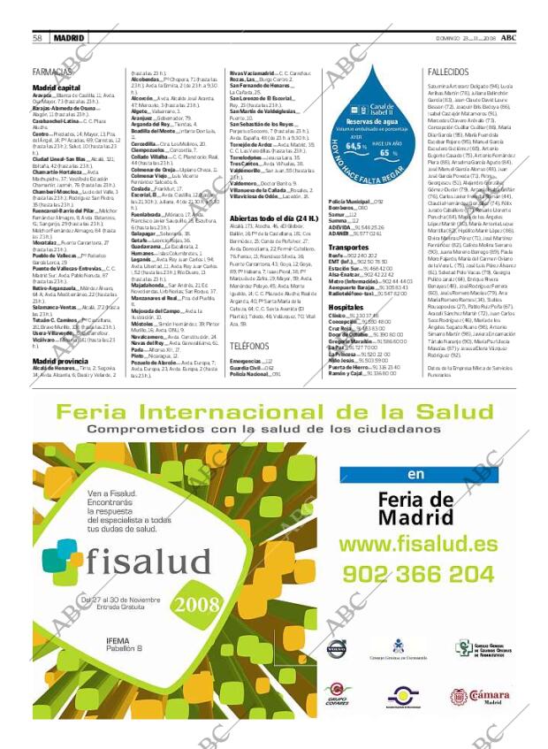 ABC MADRID 23-11-2008 página 60