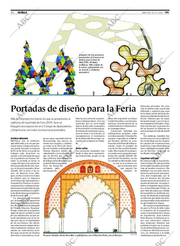 ABC SEVILLA 26-11-2008 página 20