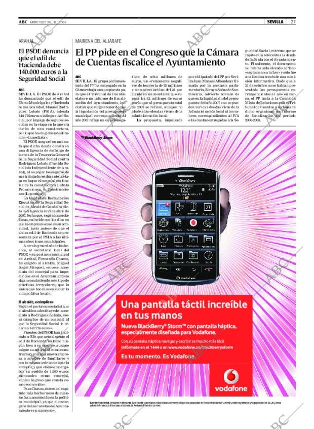 ABC SEVILLA 26-11-2008 página 27