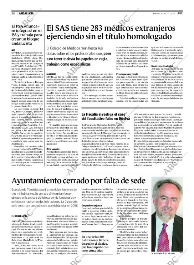 ABC SEVILLA 26-11-2008 página 38