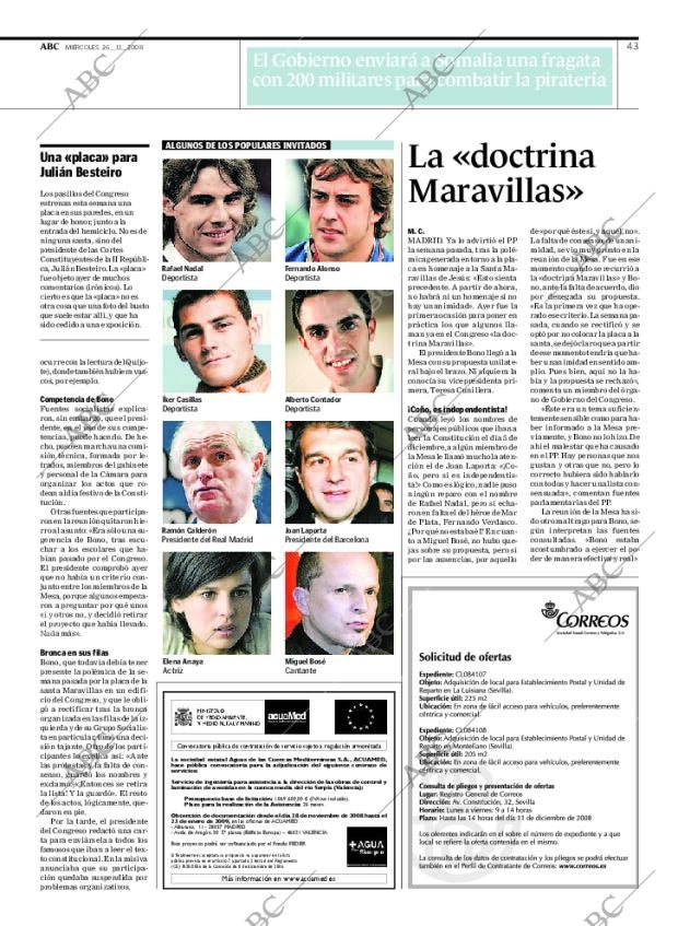 ABC SEVILLA 26-11-2008 página 43
