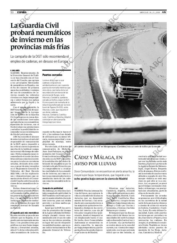 ABC SEVILLA 26-11-2008 página 50