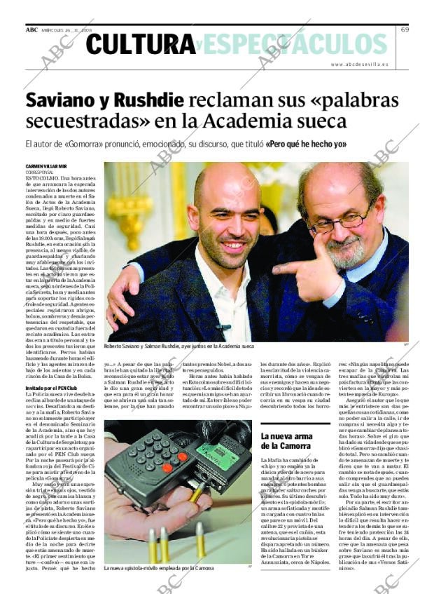 ABC SEVILLA 26-11-2008 página 69