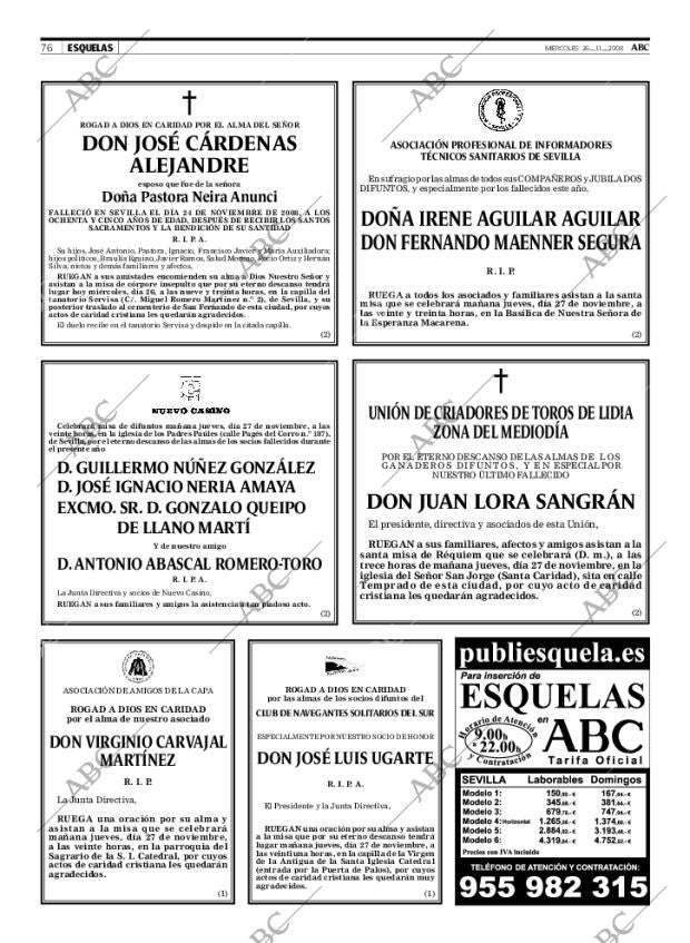 ABC SEVILLA 26-11-2008 página 76