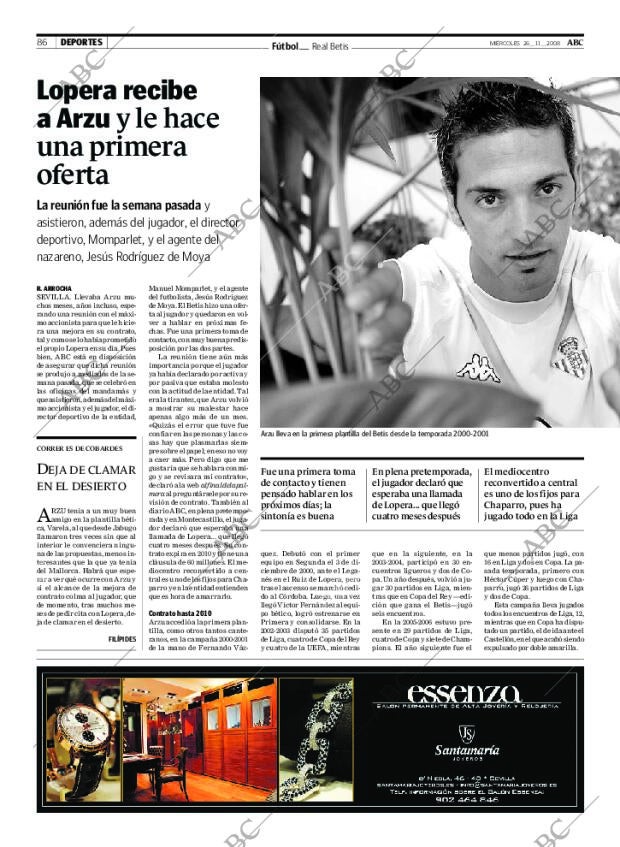 ABC SEVILLA 26-11-2008 página 86