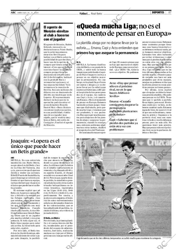 ABC SEVILLA 26-11-2008 página 87