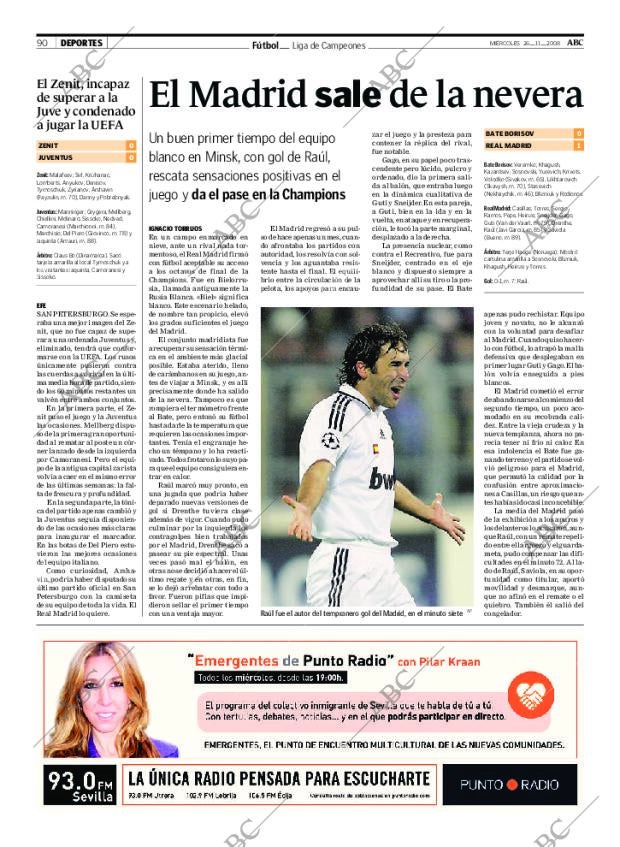 ABC SEVILLA 26-11-2008 página 90