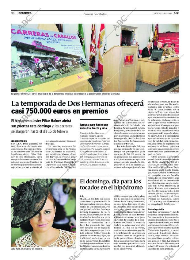 ABC SEVILLA 27-11-2008 página 100