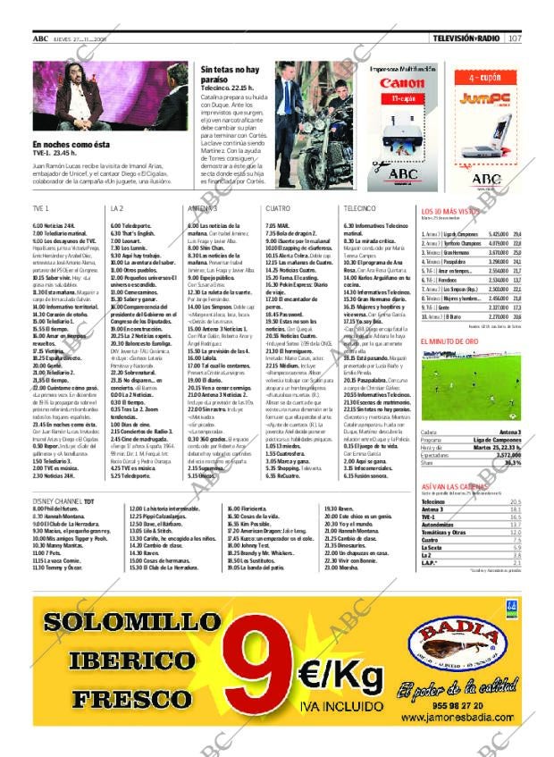 ABC SEVILLA 27-11-2008 página 109