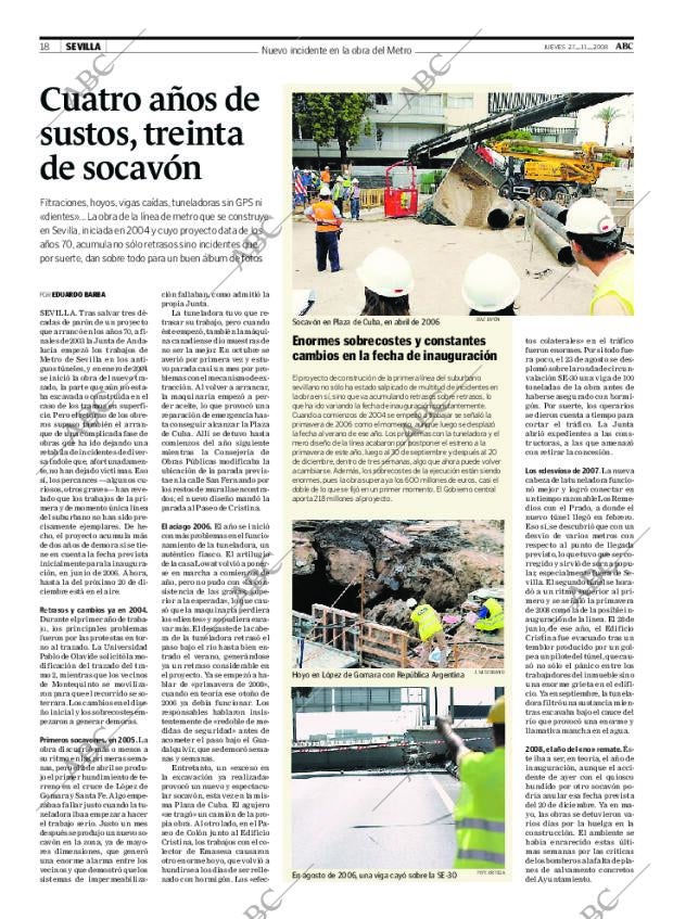 ABC SEVILLA 27-11-2008 página 20