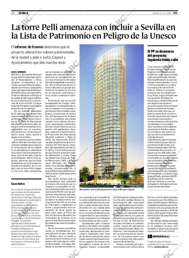 ABC SEVILLA 27-11-2008 página 22