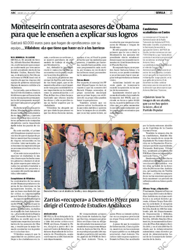 ABC SEVILLA 27-11-2008 página 23