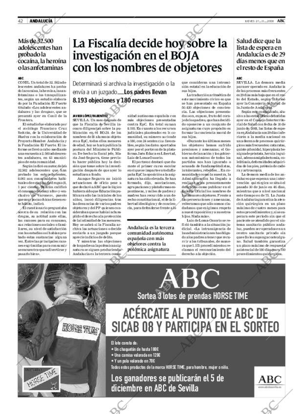 ABC SEVILLA 27-11-2008 página 44