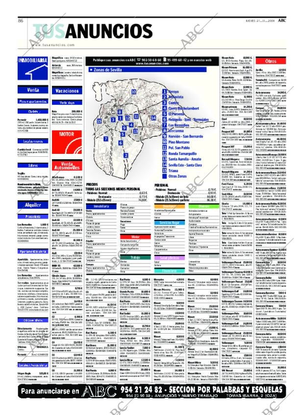ABC SEVILLA 27-11-2008 página 88