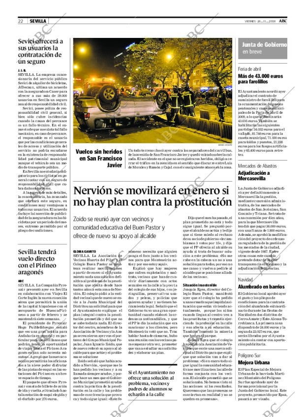 ABC SEVILLA 28-11-2008 página 22