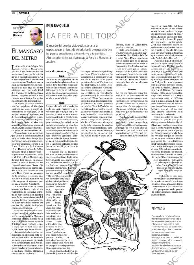 ABC SEVILLA 30-11-2008 página 20