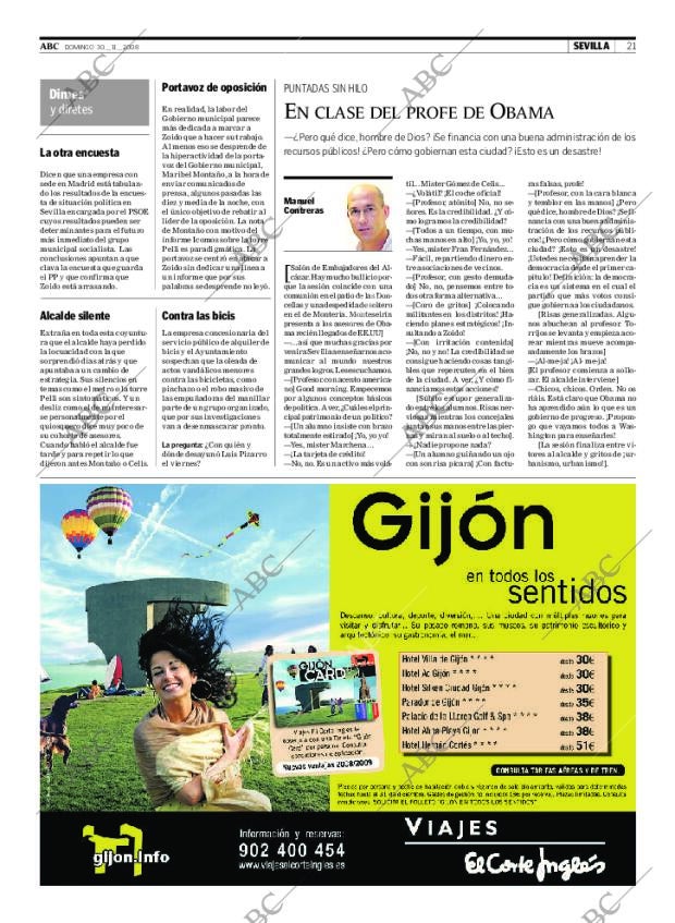 ABC SEVILLA 30-11-2008 página 21