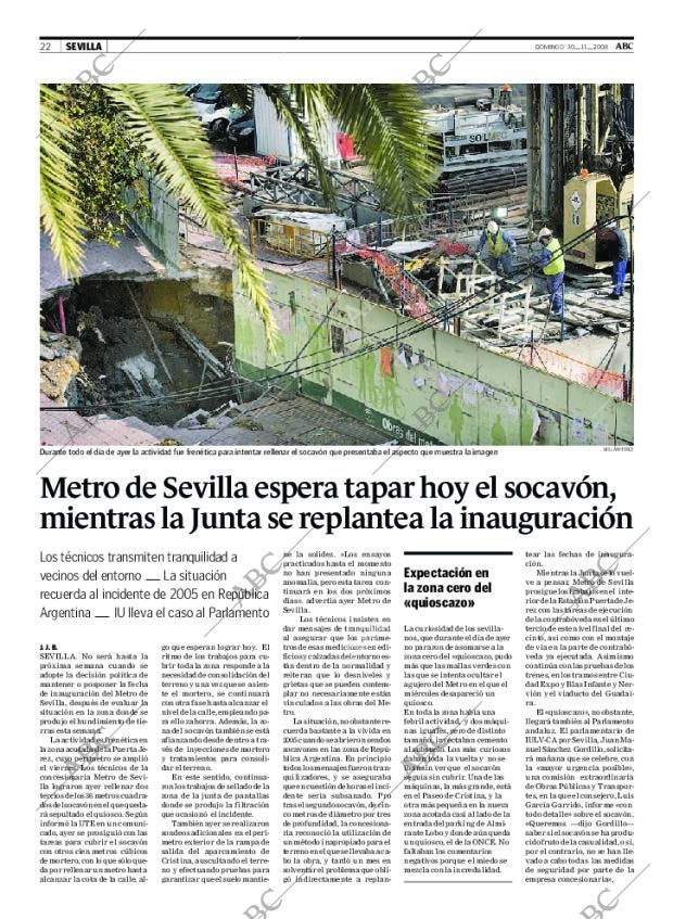 ABC SEVILLA 30-11-2008 página 22