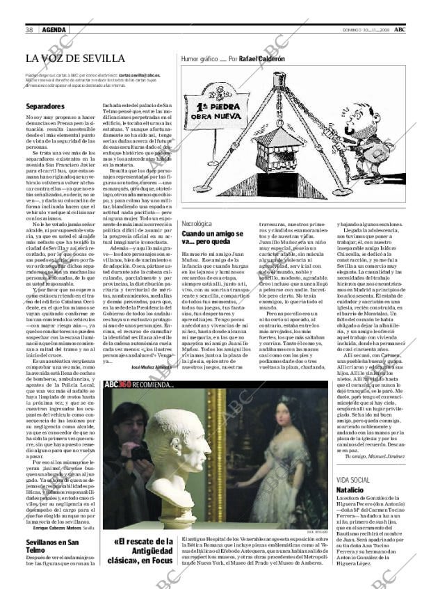 ABC SEVILLA 30-11-2008 página 38