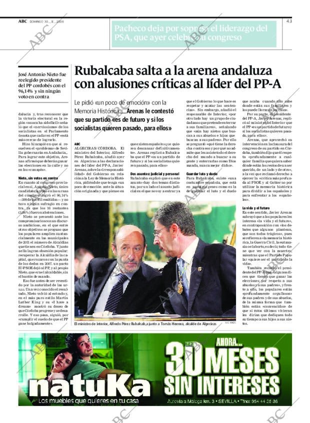 ABC SEVILLA 30-11-2008 página 43