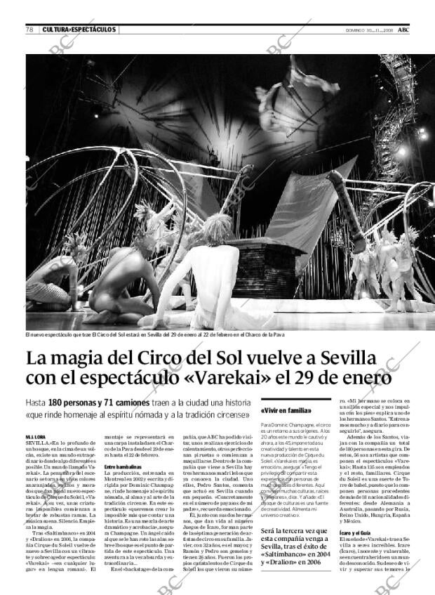 ABC SEVILLA 30-11-2008 página 78