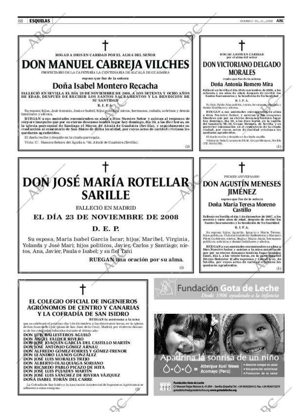 ABC SEVILLA 30-11-2008 página 88